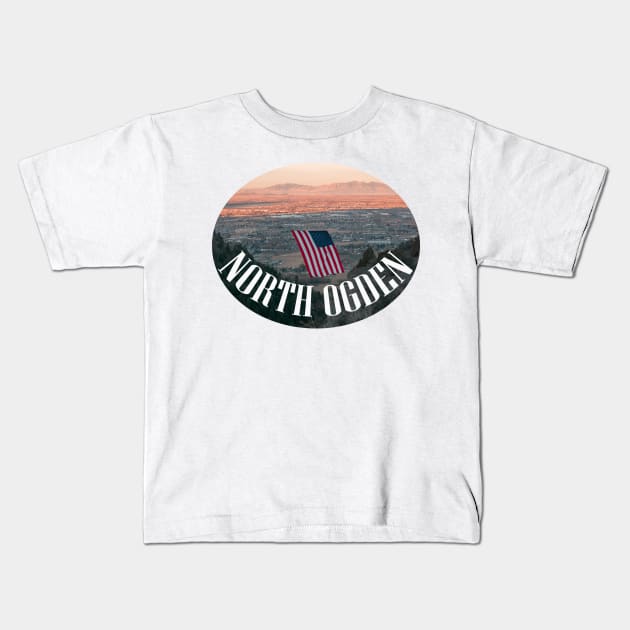 North Ogden Utah Kids T-Shirt by stermitkermit